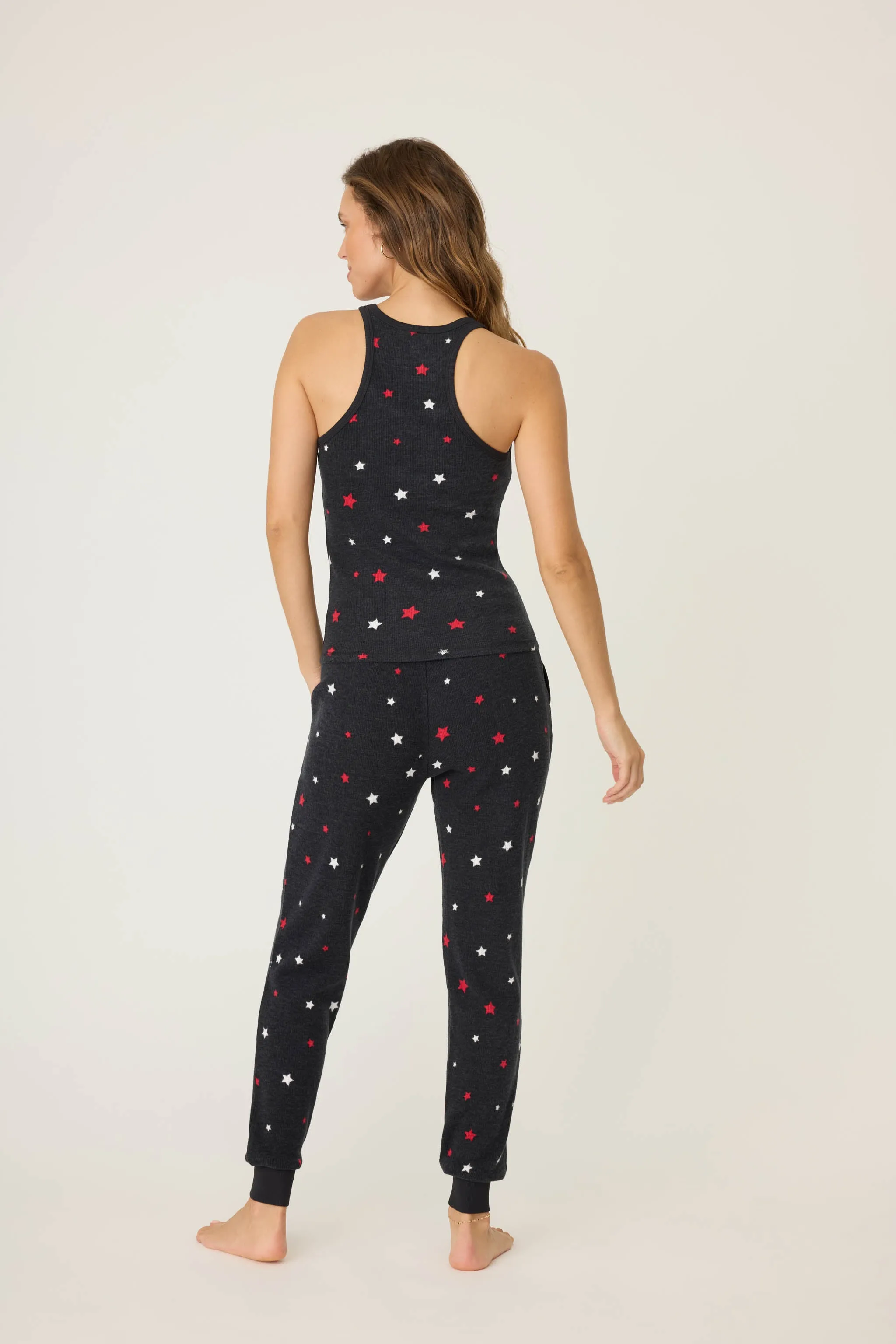 4-Piece Shining Star Waffle Thermal Jammie Gift Set