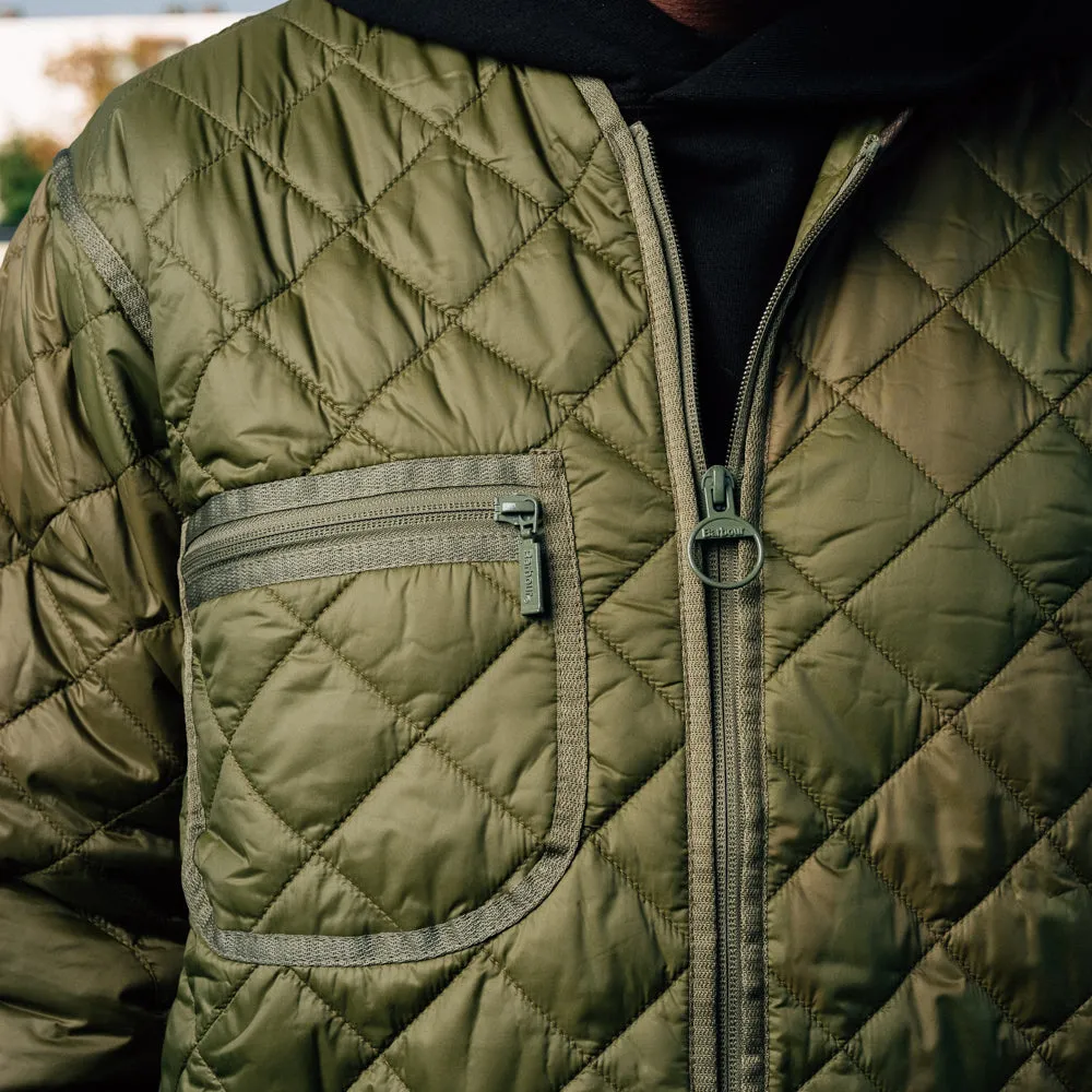 Barbour Liddesdale Quilted Liner Army Green