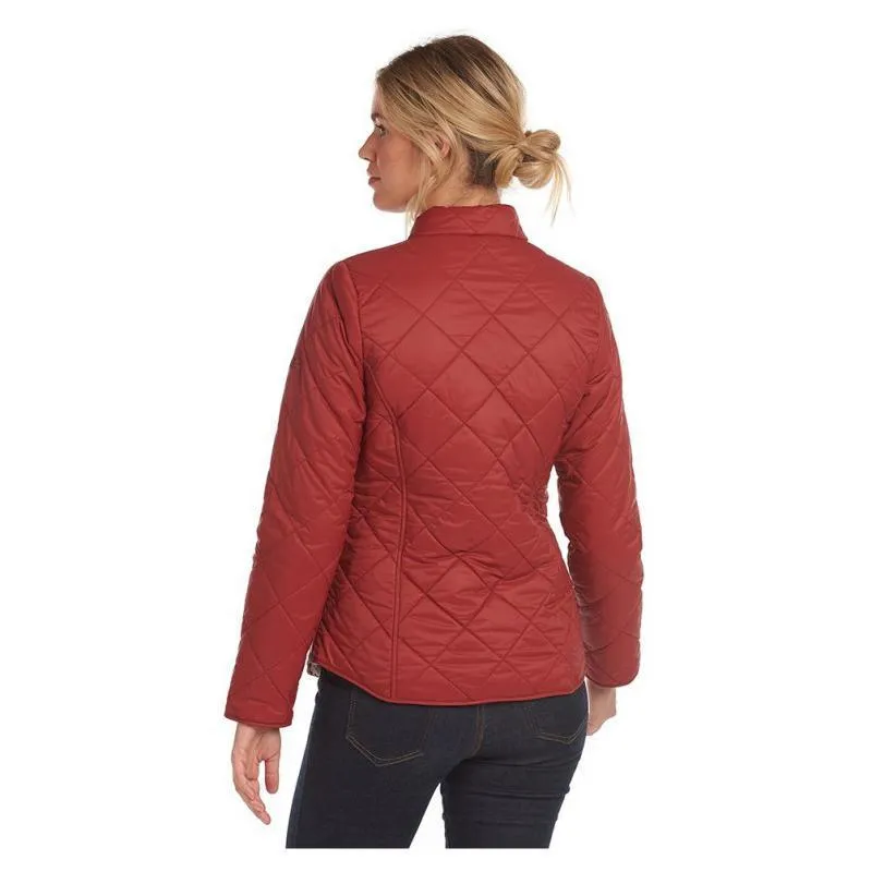 Barbour Petrel Ladies Quilted Jacket - Burnt Red