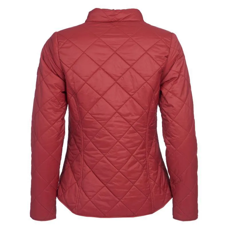 Barbour Petrel Ladies Quilted Jacket - Burnt Red