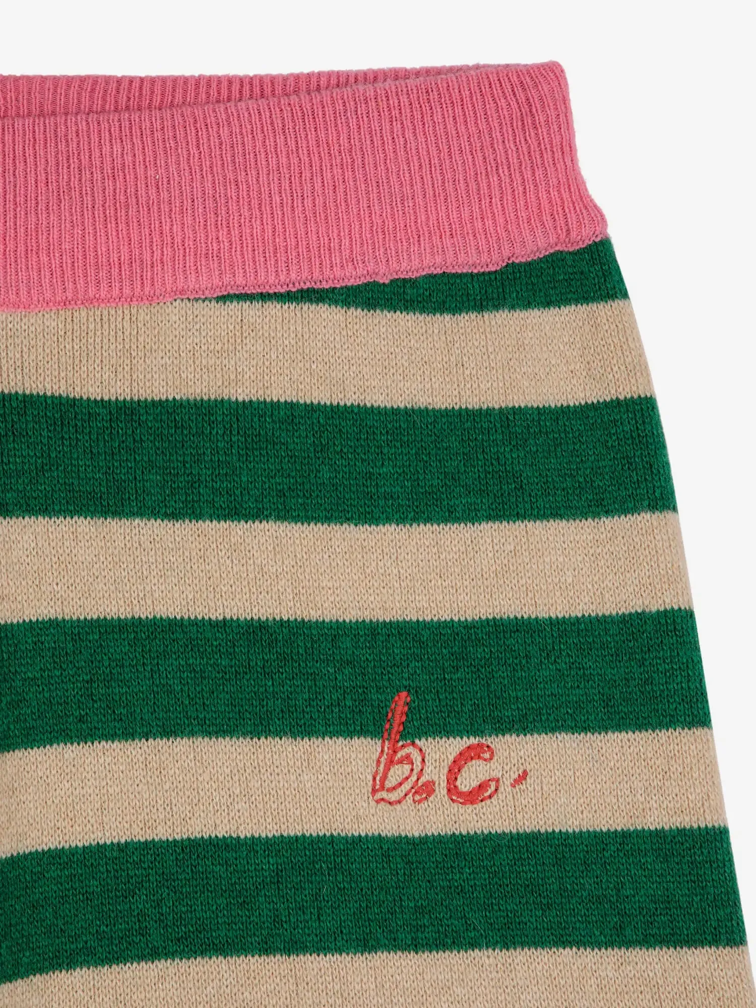 BC stripes knitted pants