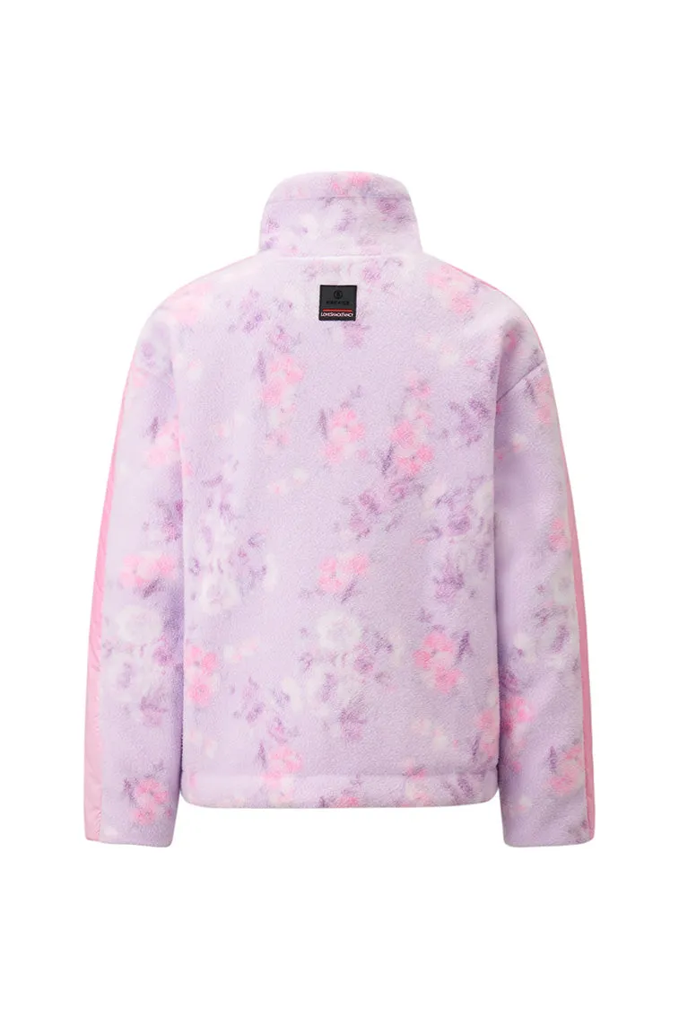 BOGNER FIRE ICE x LoveShackFancy Ninetta Fleece Jacket - HIBISCUS