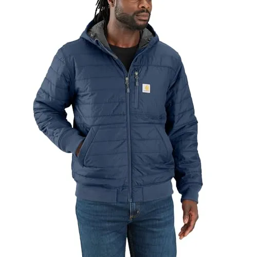 Carhartt 106543 Men's Rain Defender Relaxed Fit Lightweight Insulated Hooded Jacket