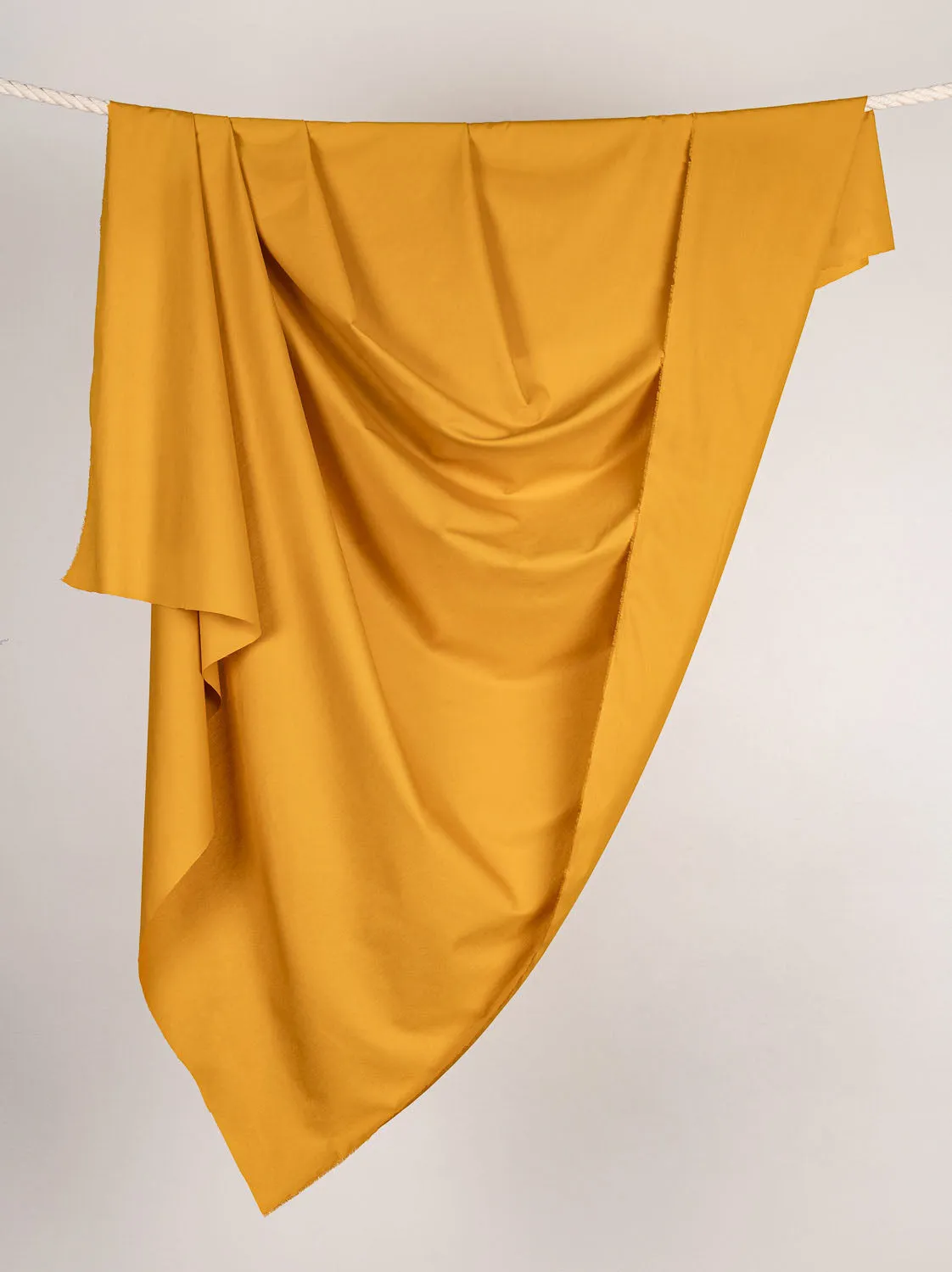 Core Collection Lightweight Silky Cotton Poplin - Gold - Swatch