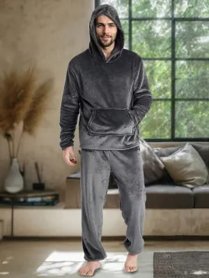 Cozy Thermal Fleece Hooded Set