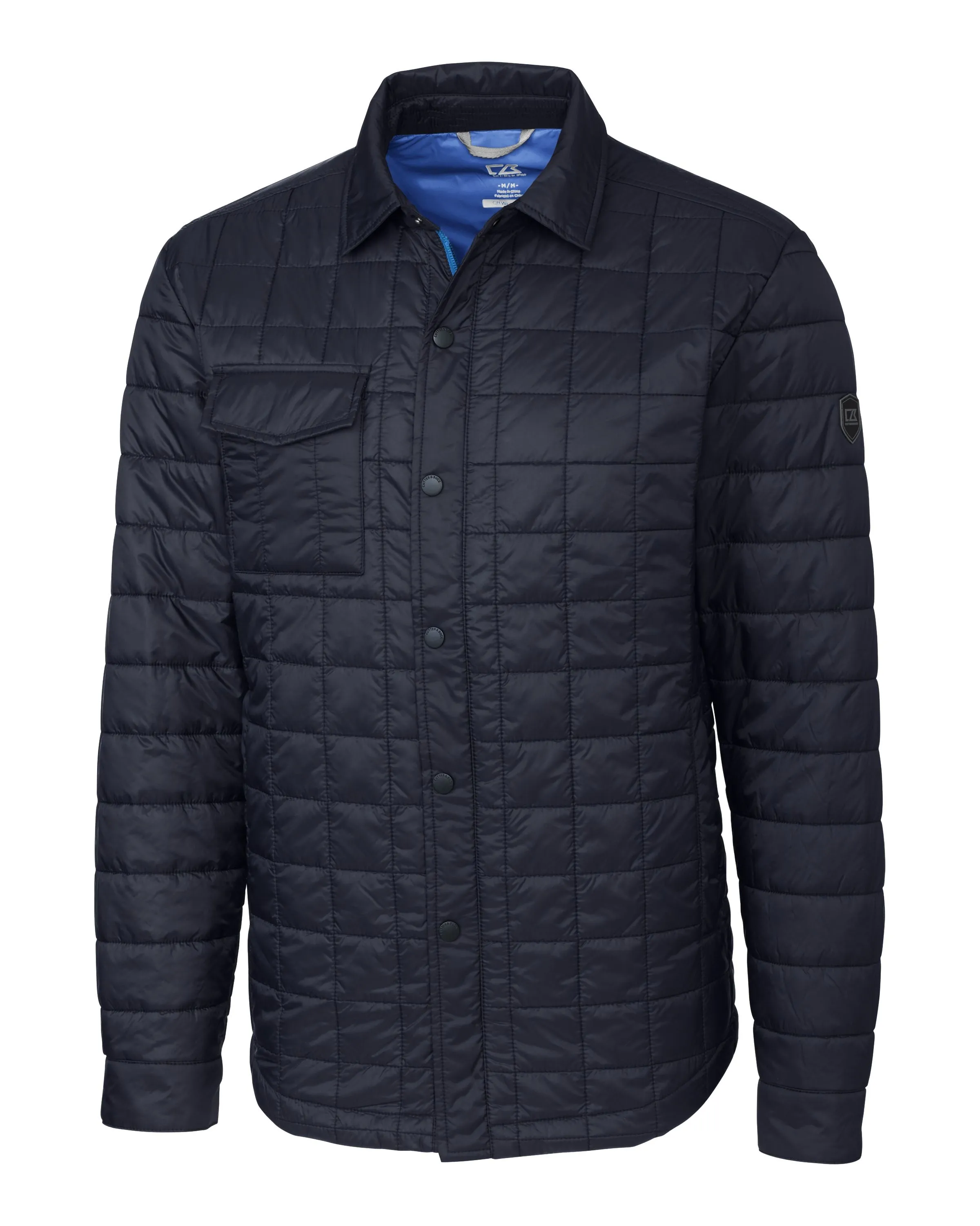 Cutter & Buck Rainier PrimaLoft Eco Insulated Quilted Shirt Jacket