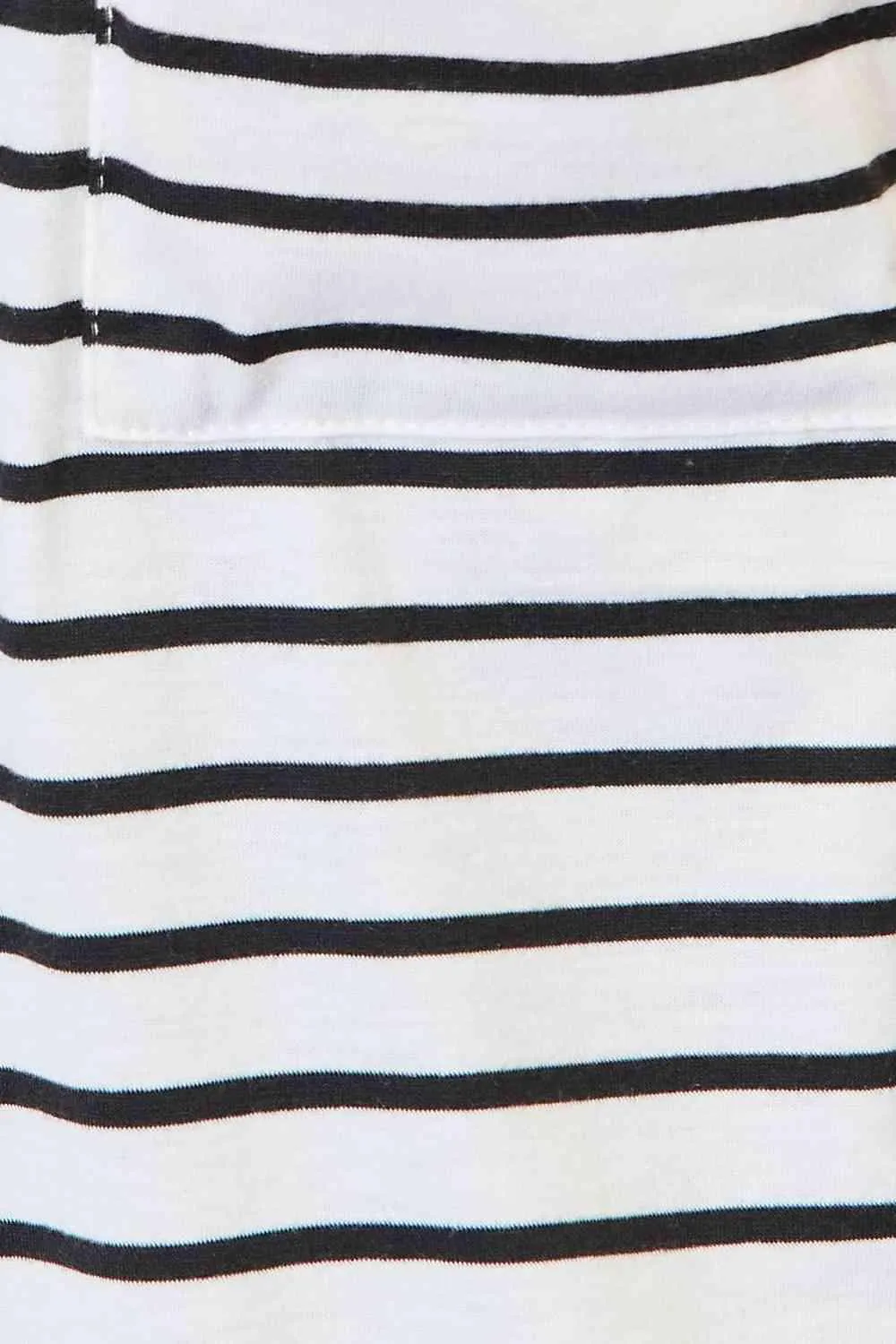 Double Take Striped Open Front Longline Cardigan