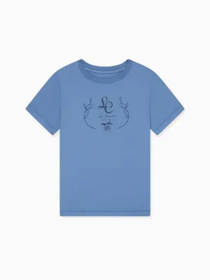 Dusty Blue Rafael Kids T-Shirt