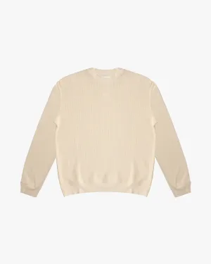 EPTM THERMAL SWEATSHIRT-CREAM