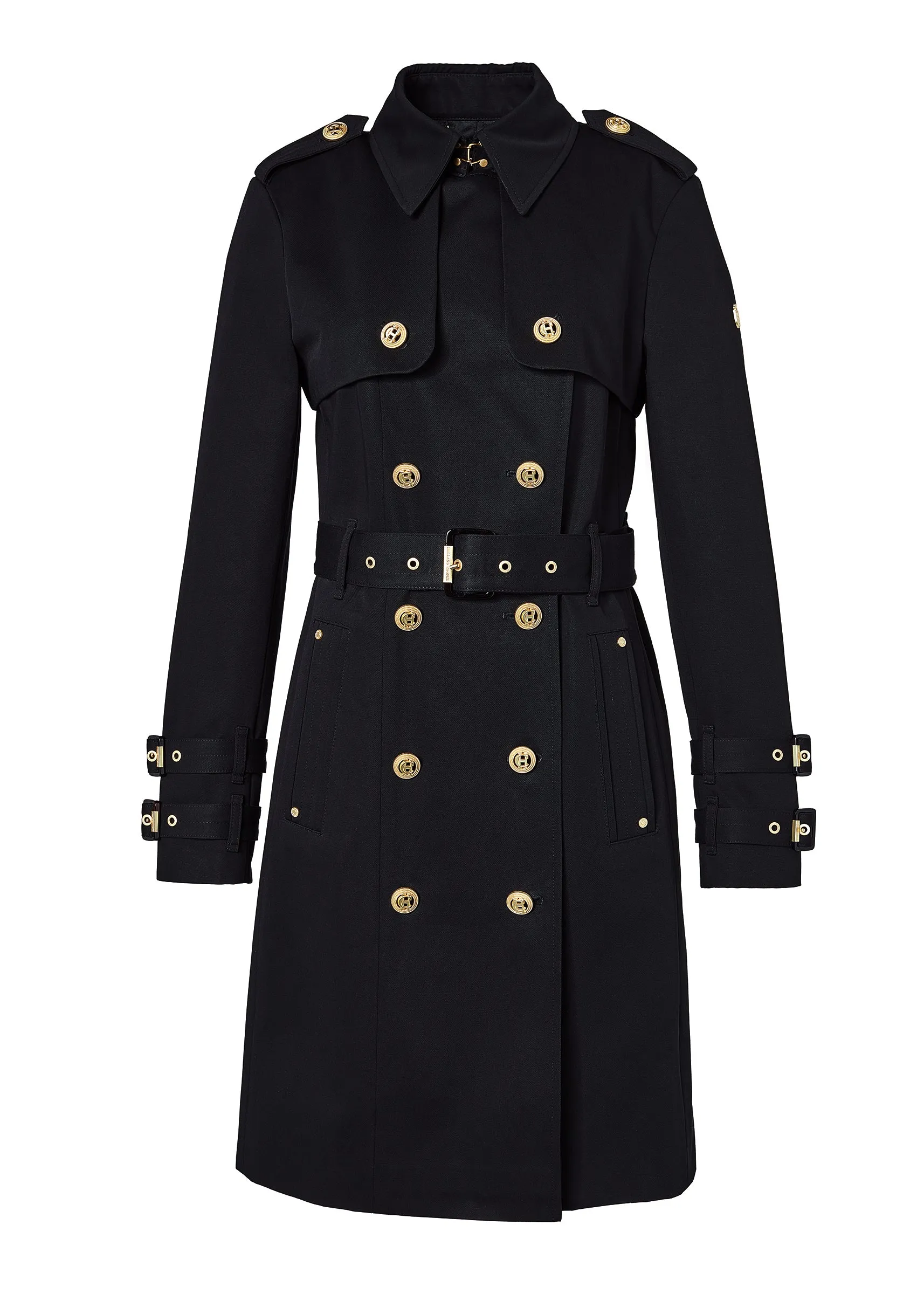 Gatcombe Trench Coat (Black)