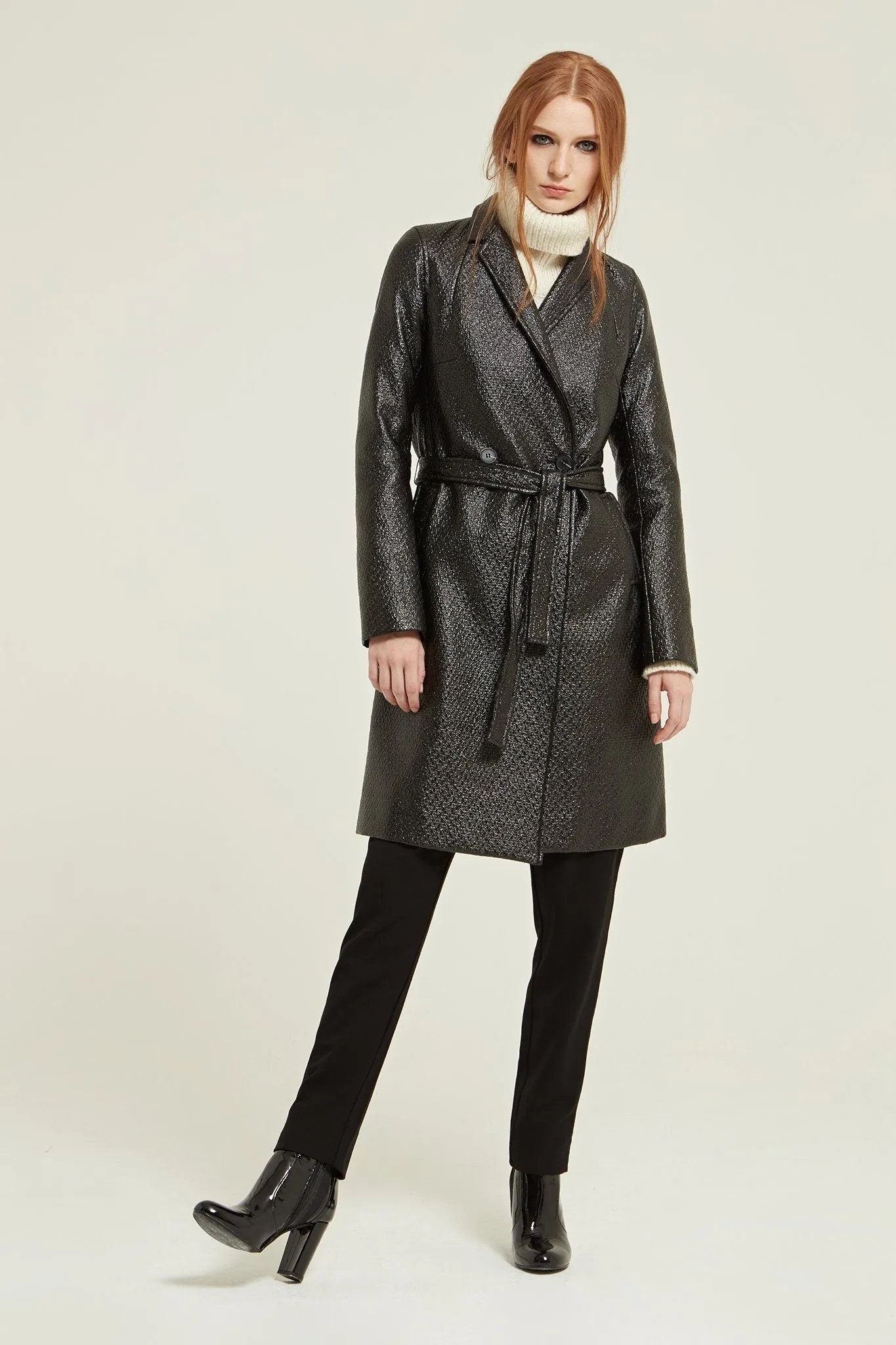 Glazed Belle Trench Coat