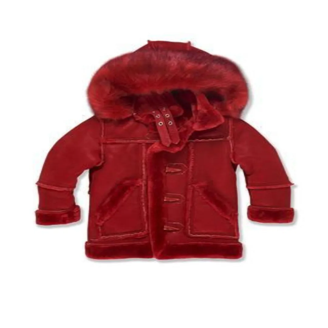 Jordan Craig LEGACY EDITION DENALI SHEARLING COAT Kids - RED