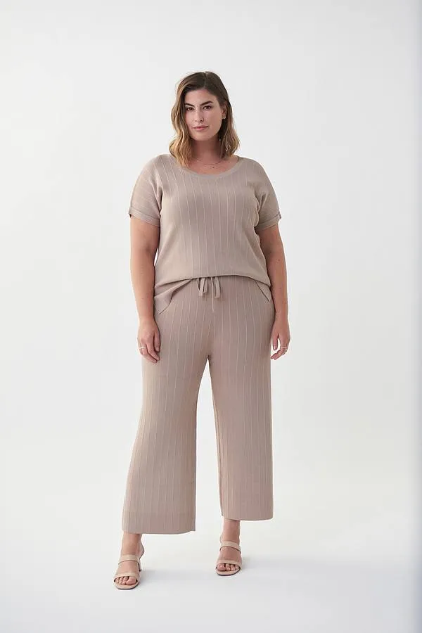 Joseph Ribkoff Wide Leg Knitted Trousers