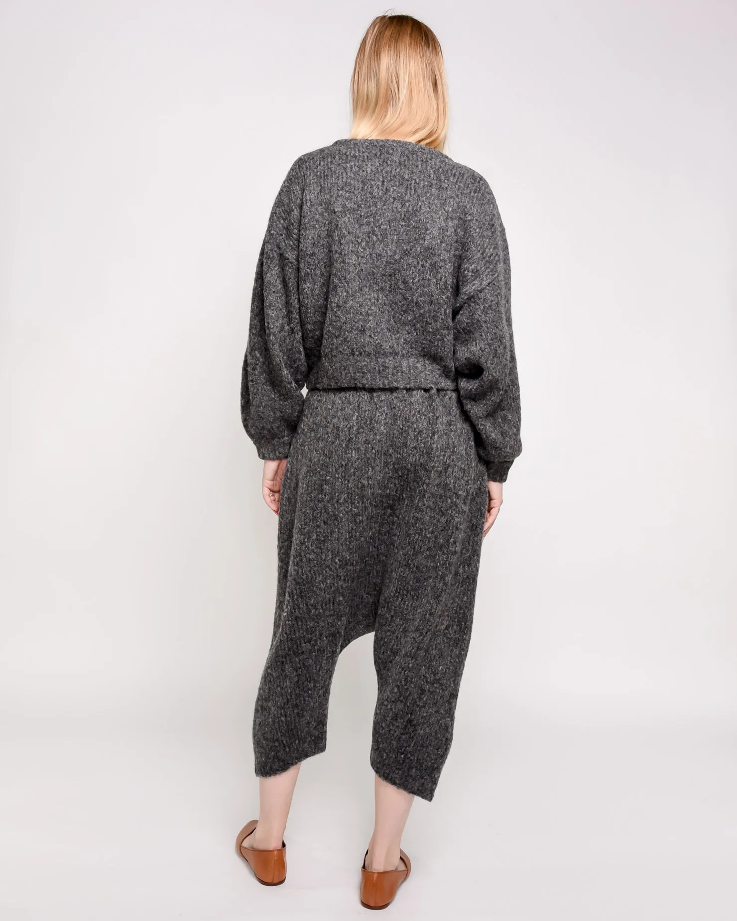 Kiko knit pants in charcoal