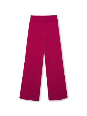 Knitted Pants | fuxia