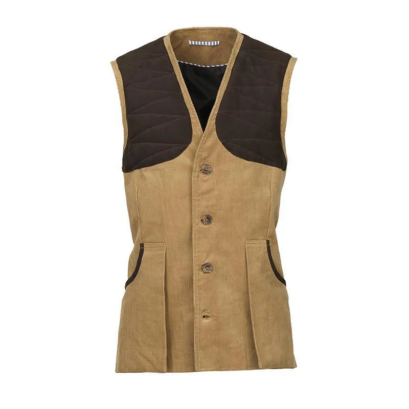 Laksen Kensington Mens Shooting Vest - Sand