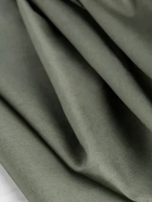 Lightweight Silky Cotton Poplin - Olive