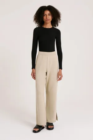 LILOU KNIT PANT- CUCUMBER