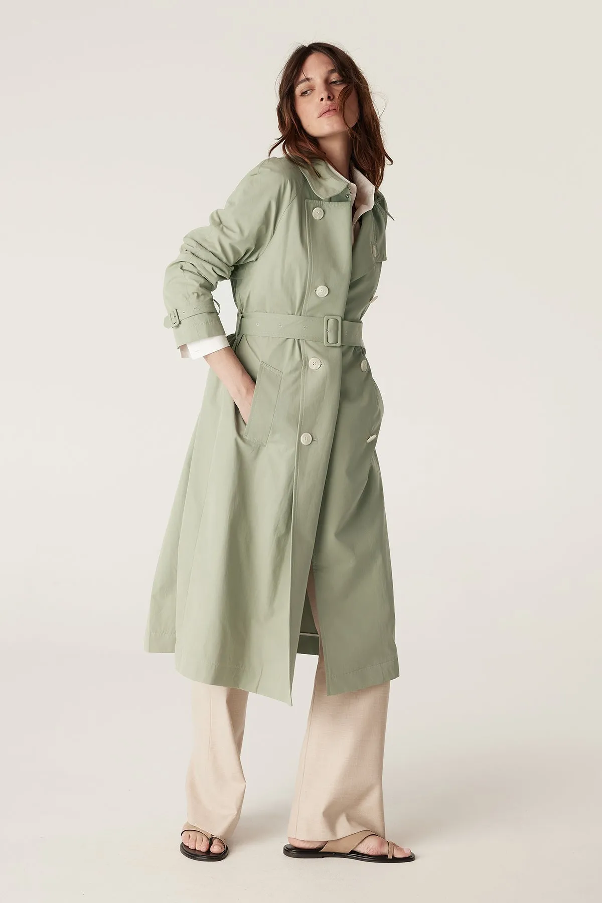 Luna Trench - Sage Green