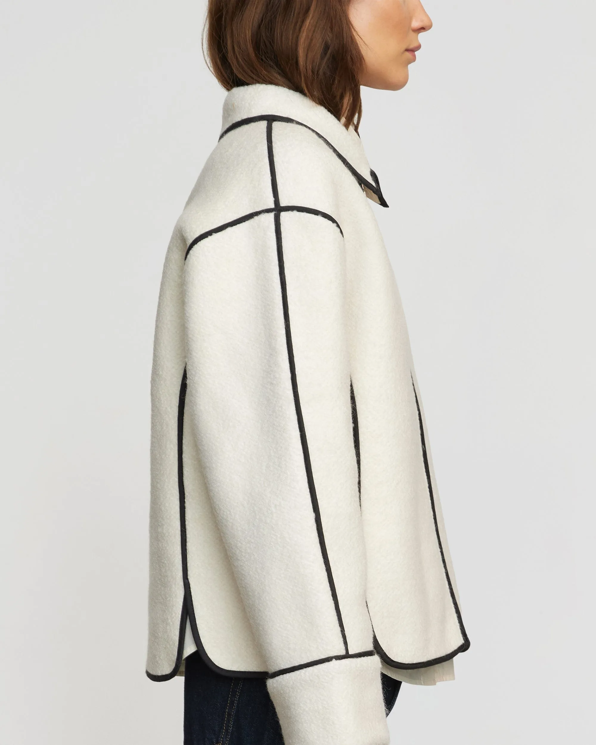 Madison Contrast Trim Coat