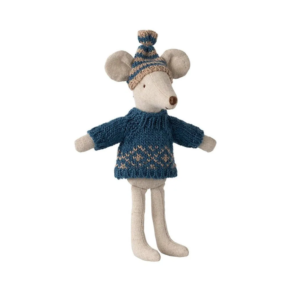 Maileg dad mouse clothes - knitted sweater 2024