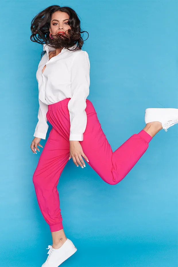 Misty Hot Pink Relaxed Pants