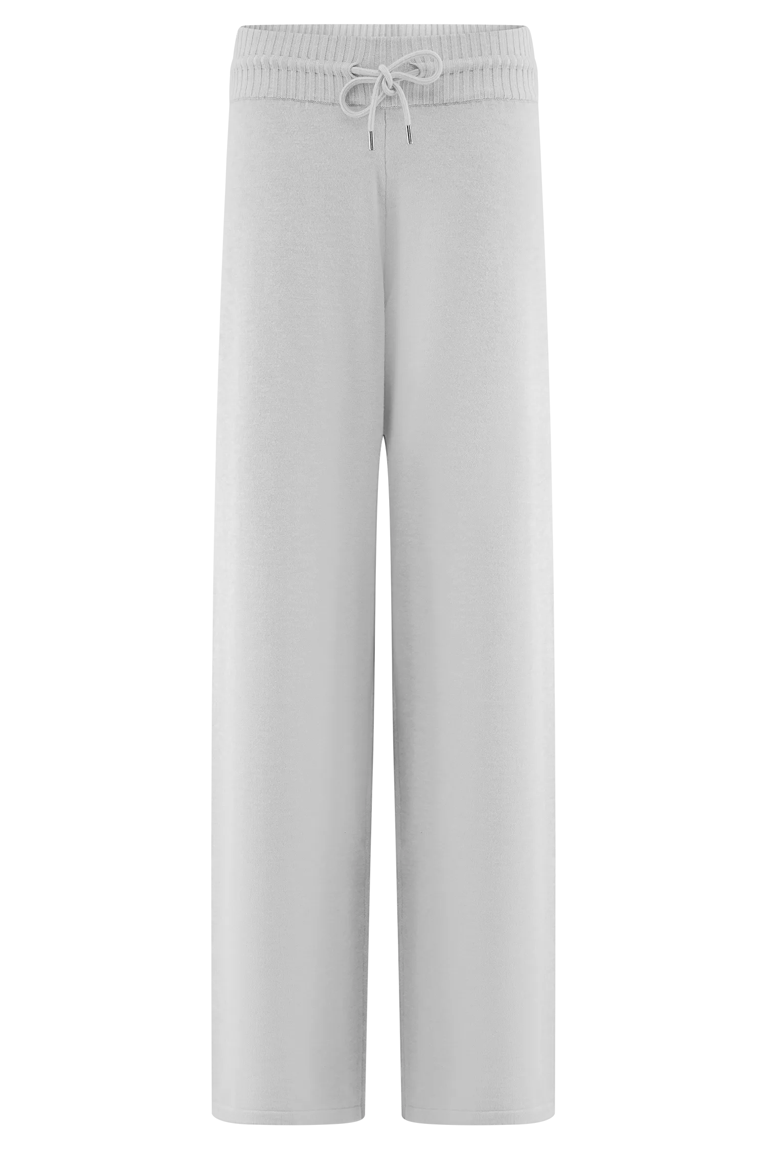 Natalya Knit Wide Leg Pants - Heather Grey Marle