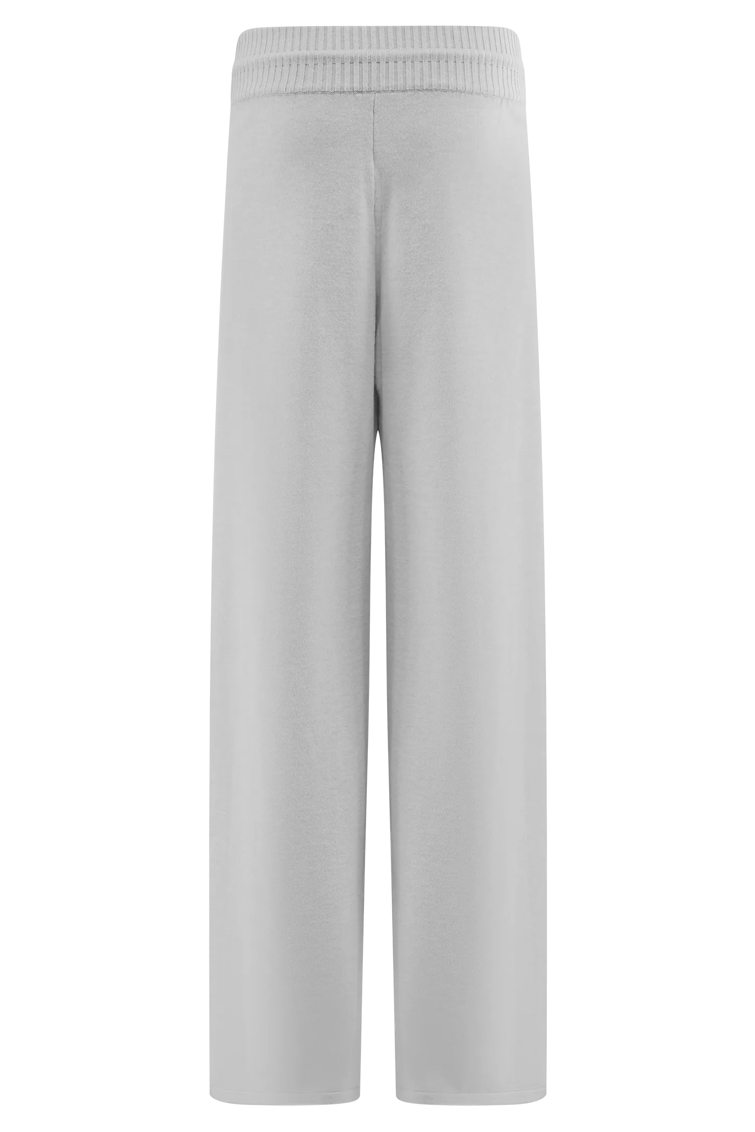 Natalya Knit Wide Leg Pants - Heather Grey Marle