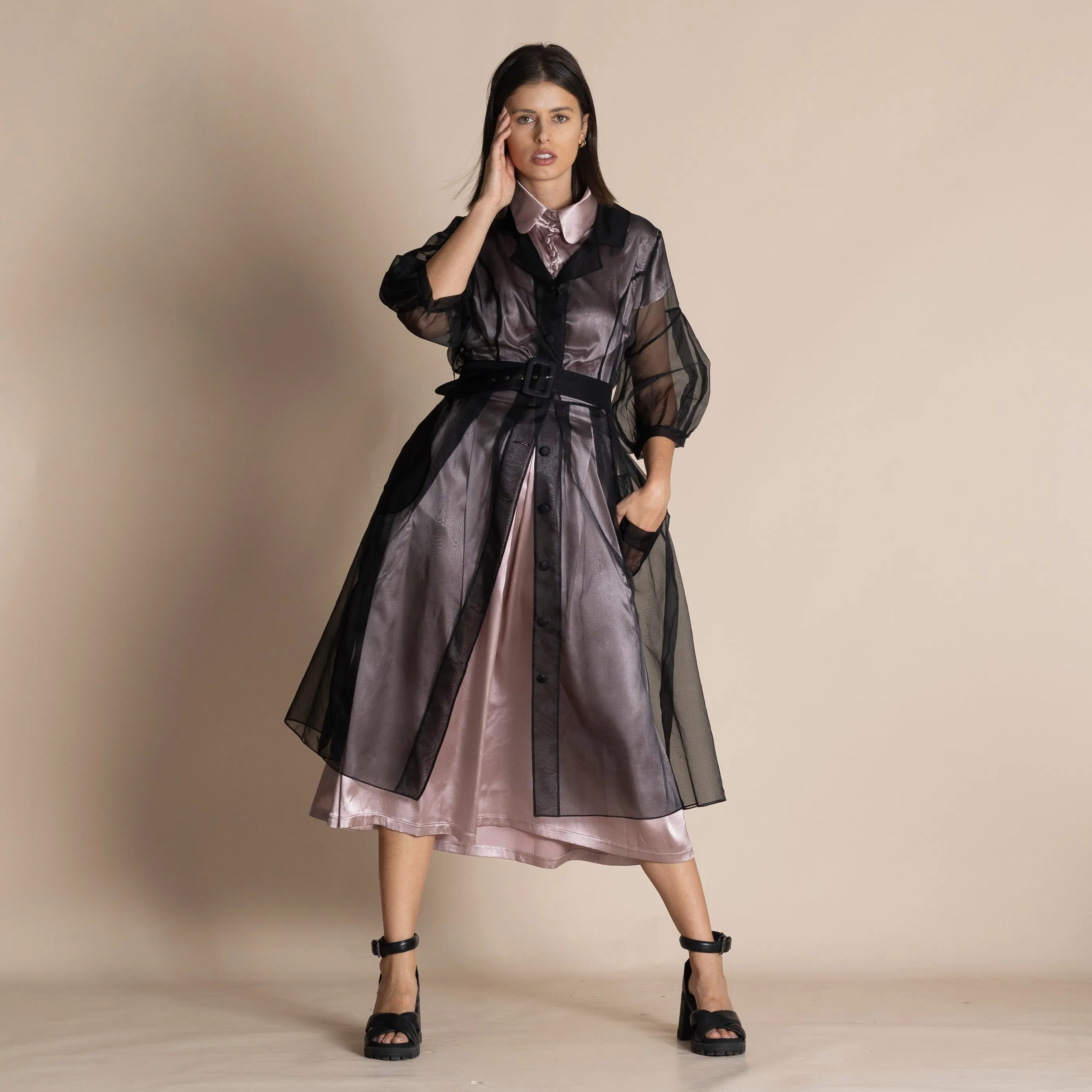 organza trench