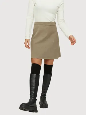 Svea Skirt Taupe Women | Mazine